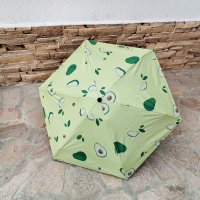 4451 Малък сгъваем чадър в калъф Плодове, с UV защита, противоветрен, снимка 10 - Други - 44127309