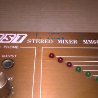 bst stereo mixer mm60-внос франция, снимка 8 - Ресийвъри, усилватели, смесителни пултове - 27087217