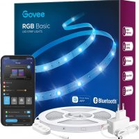 Govee 10м RGB LED лента, Bluetooth управление, вграден микрофон, снимка 1 - Лед осветление - 39011661