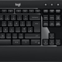 Logitech ADVANCED Combo toetsenbord RF Draadloos QWERTZ – Черен, снимка 1 - Клавиатури и мишки - 43568897