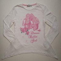 Блуза за момиче с дълъг ръкав - размер 128 - 134 см., снимка 1 - Детски Блузи и туники - 43342282