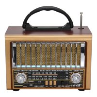 Класическо дървено радио NNS NS-8070BT Акумулаторно радио с Usb SD Tf Mp3 Player , снимка 3 - Радиокасетофони, транзистори - 43155985