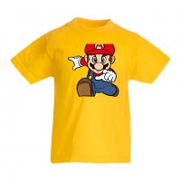 Детска тениска Супер Марио Super Mario 7, снимка 4 - Детски тениски и потници - 33083263