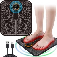 Нов сгъваем преносим електронен мускулен стимулатор за масаж крака, снимка 1 - Масажори - 40128955