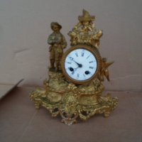 Старинен френски каминен/бодуарен часовник-работещ, снимка 9 - Антикварни и старинни предмети - 34946431