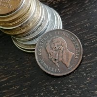 Монета - Италия - 5 чентесими | 1861г., снимка 2 - Нумизматика и бонистика - 28849414
