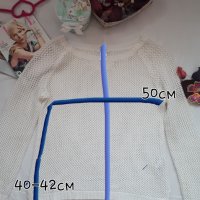 Ажурен пуловер, снимка 4 - Блузи с дълъг ръкав и пуловери - 43743025