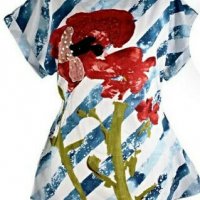 desigual - страхотна дамска блуза КАТО НОВА, снимка 1 - Тениски - 32830892