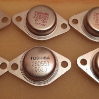 Нови транзистори TOSHIBA 2SD551 -NPN и 2SB 681 -PNP , снимка 4 - Други - 38139436