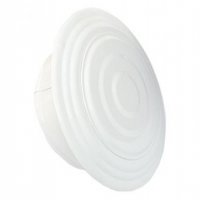 Розетка за комин от поцинкована ламарина 0,5мм с пластифицирано бяло покритие RAL 9002 Размер: Ф 130