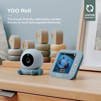 Нов Babymoov Безжичен Бебефон с камера 3.5 Инча Екран, 300м Обхват, снимка 8 - Бебефони - 43421202