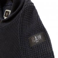 G-Star Raw Avihu Shawl Knit Mazarine Blue Мъжки Пуловер Размер M/L, снимка 8 - Пуловери - 35460849