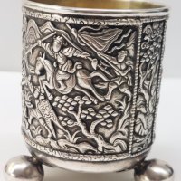 RRR-Сребърна чаша,Англия 18 век/сребро 925 проба, снимка 2 - Антикварни и старинни предмети - 39477171