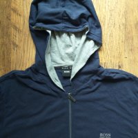 hugo boss jacket hooded - страхотно мъжко горнище КАТО НОВО, снимка 1 - Спортни дрехи, екипи - 40580781