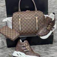 Дамска чанта портфейл и кецове Louis Vuitton код 109, снимка 1 - Кецове - 33606594
