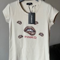 Тениска pinko целувки, снимка 1 - Тениски - 39633796