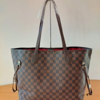 Кафява чанта Louis VuittonNeverfull- 185-10, снимка 2 - Чанти - 33326911