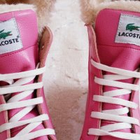 Оригинални кожени сникърси Lacoste 🐊, снимка 9 - Дамски ботуши - 39474385