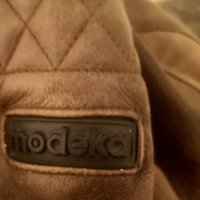 Винтидж Рокерия Modeka оригинално кожено яке моторджийско рокерско мотор мъжко M/Л, снимка 6 - Якета - 43428128