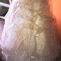 Булчинска рокля №6 - НОВА ! С воал, чанта, ръкавици и венче, снимка 6 - Сватбени рокли - 37367742
