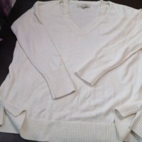 Бял пуловер , снимка 3 - Блузи с дълъг ръкав и пуловери - 35346631