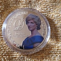 Принцеса Даяна монета, снимка 1 - Нумизматика и бонистика - 37124084