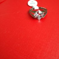 Дамски пръстен с камък / Размер: 17, 18, 19, 20, снимка 1 - Пръстени - 42993250