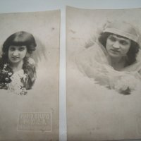 Две стари пощенски картички портрети от 1917г. Прага, снимка 2 - Филателия - 40148799