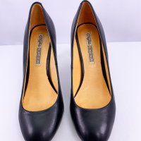 Дамски обувки Buffalo London, Кожа, 39, 24см, Черен, мостра, Нови, снимка 2 - Дамски елегантни обувки - 32842078