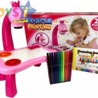 Детски проектор за рисуване с маркери 2 в 1 розов и син, снимка 4 - Рисуване и оцветяване - 39843690