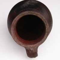 Оригинал Българско Старинно Глинено ГЪРНЕ 5 литра с дръжка за кухня керамика глина тип ваза БАРТЕР, снимка 5 - Съдове за готвене - 43919643