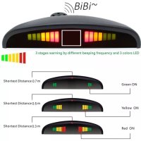 Парктроник с четири датчика и LED дисплей, черен цвят, снимка 3 - Аксесоари и консумативи - 38431642