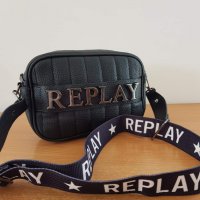 Черна чанта Replay  код SG126, снимка 3 - Чанти - 34125431