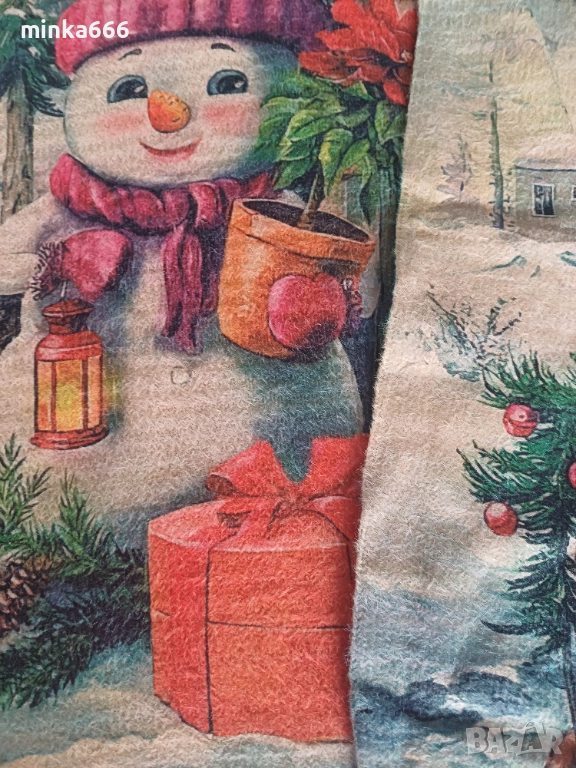 Вълнен коледен пуловер, снимка 1