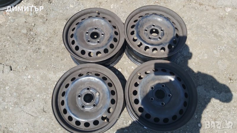 4бр. ЖЕЛЕЗНИ джанти 15ки за VW 5X112 ET47 6J, снимка 1