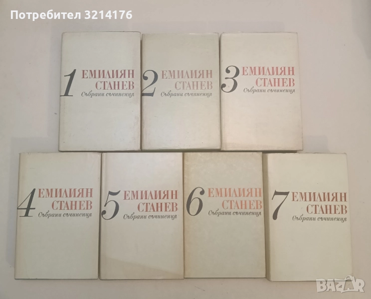 Събрани съчинения в седем тома. Том 1-7 - Емилиян Станев, снимка 1