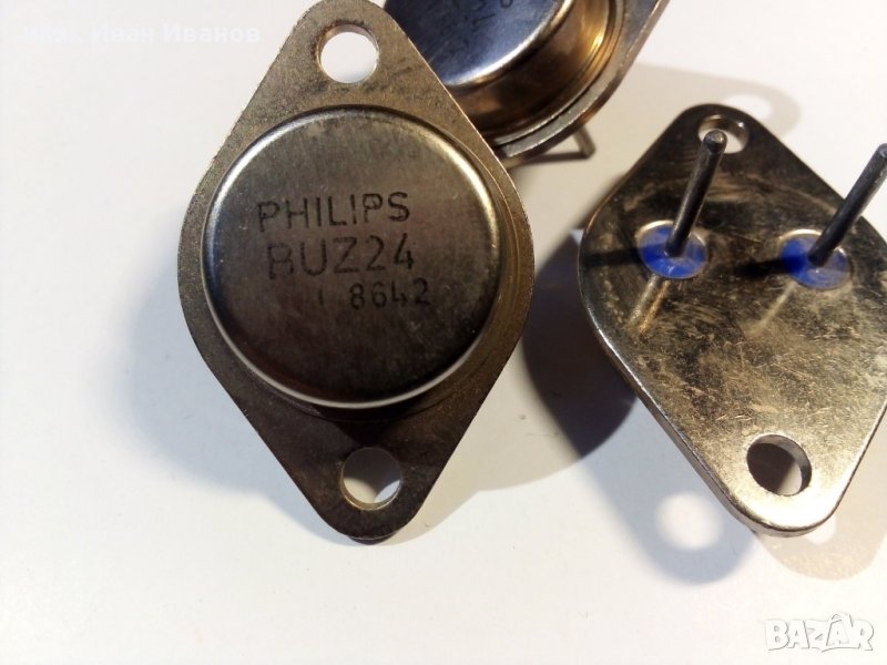 MOSFET транзистори BUZ24 PHILIPS 100V, 32A, 125W, 0R06, Корпус: ТО-3, снимка 1
