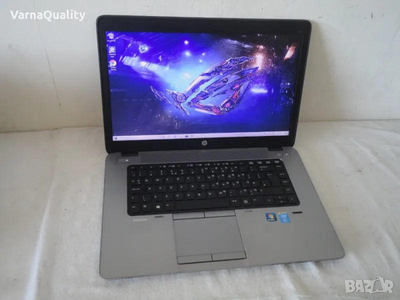 Бърз лаптоп-HP EliteBook 850 G1, i7-4600u upTo 3.30GHz, 8GB DDR3, 128GB SSD, DisplayPort, батерия 5ч, снимка 1