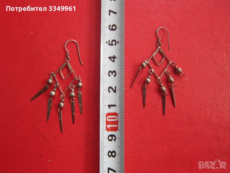 Страхотни сребърни обеци обици 925, снимка 1