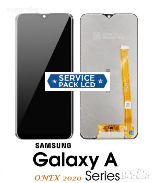 Нов Оригинален LCD Дисплей + Тъч Samsung SM-A202F Galaxy A20E Black, снимка 1