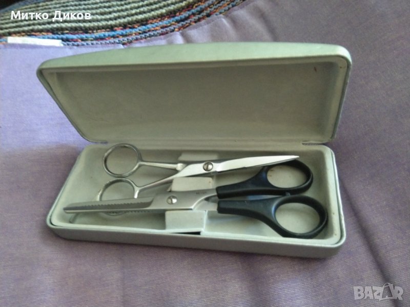 BETER Ножица професионална малка за подстригване-125мм и ножица за филиране-150мм, снимка 1