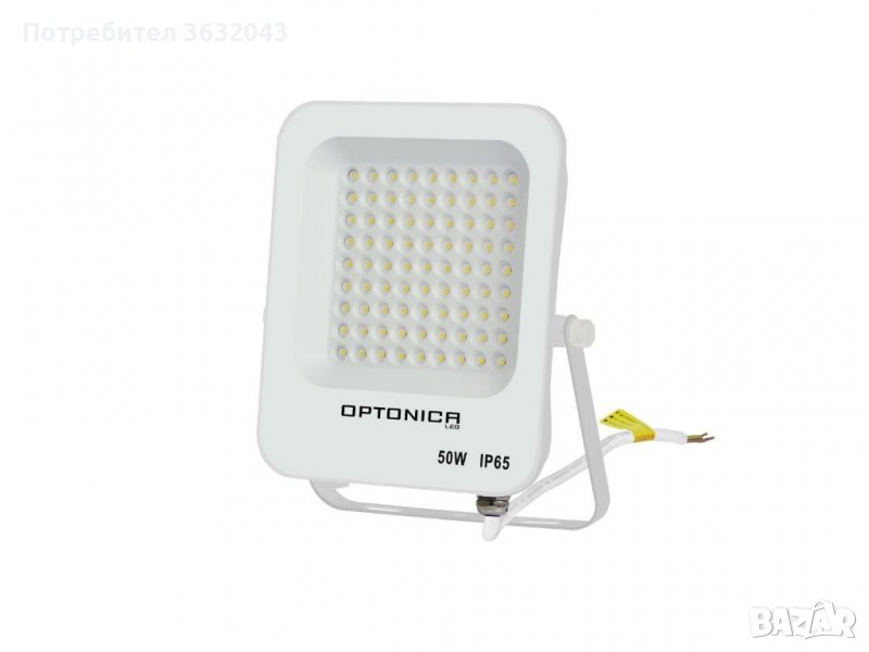 Прожектор LED БЯЛ 50W  IP65 6000K, снимка 1