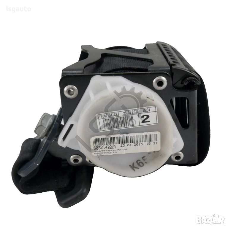 Заден десен предпазен колан Citroen DS4 2015-2018 ID: 155249, снимка 1