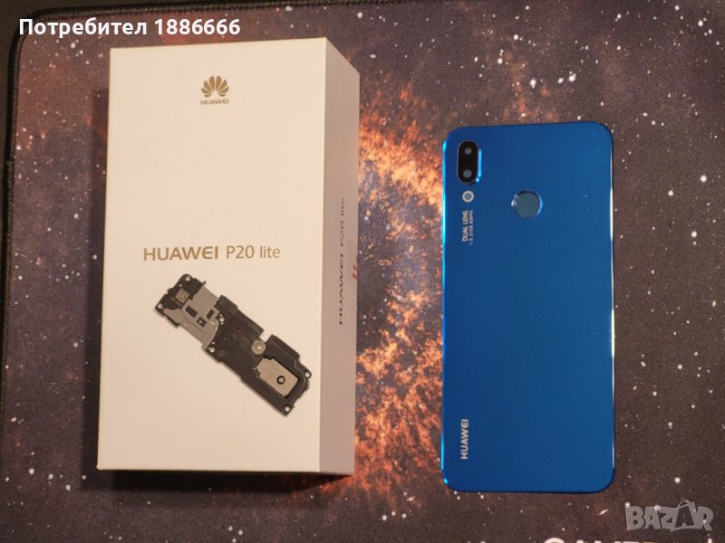 Стъклен гръб за Huawei P20 Lite и платка звук (ANE-L21), снимка 1