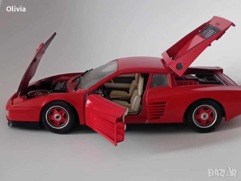 Ferrari Testarossa 1:18 Bburago Made in Italy, снимка 1