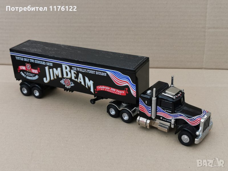 Matchbox Collectible SuperKings Peterbilt Jim Beam Truck Камион, снимка 1