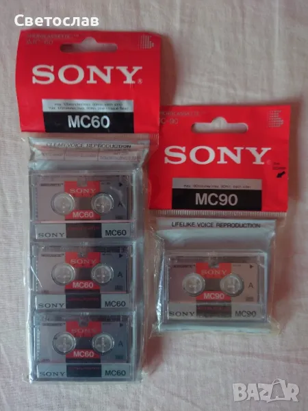 Нови Sony микрокасети MC60 и MC90, снимка 1