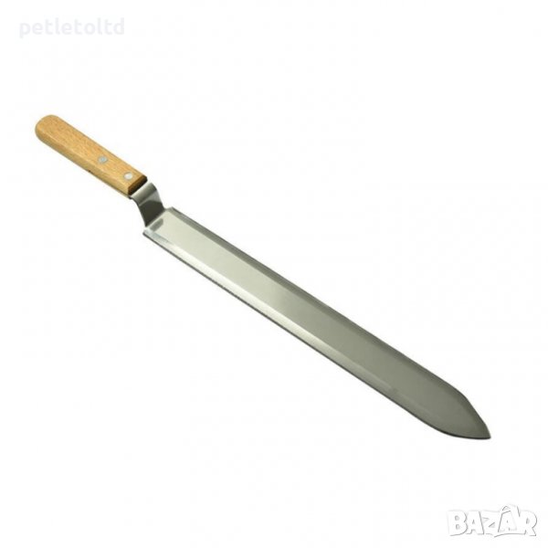 Пчеларски нож за разпечатване ръчен (гладко острие), снимка 1