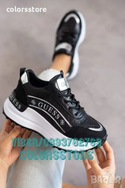 Дамски черни маратонки  Guess-VL-E140, снимка 1