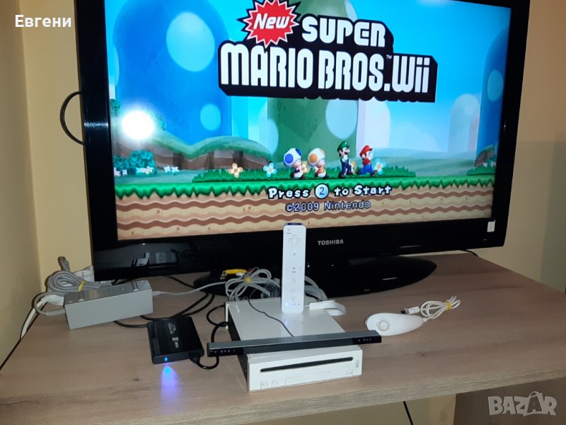 Нинтендо Nintendo Wii комплект цената е за всичко 89 игри на хард диск, снимка 1